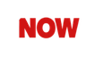 Kırmızı renkli büyük harflerle yazılmış NOW yazısı