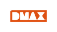 Turuncu kutu içerisinde beyaz DMAX logosu, belgesel ve eğlence kanalı simgesi